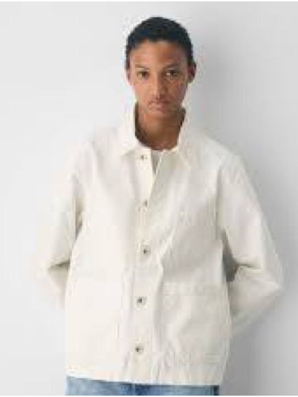 Wilfred Off-White Cotton Utility Jacket